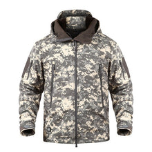 Load image into Gallery viewer, TAD Winter Thermal Fleece Army Camouflage Waterproof Jackets Men Tactical Military Warm Windproof Jackets Multicolor 5XL Coat