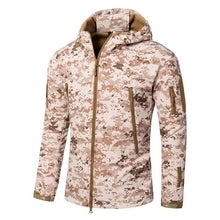 Load image into Gallery viewer, TAD Winter Thermal Fleece Army Camouflage Waterproof Jackets Men Tactical Military Warm Windproof Jackets Multicolor 5XL Coat