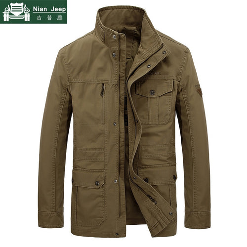 Brand Plus Size 7XL 8XL Military Jacket Men Autumn Winter Cotton High Quality Outwear Army Mid-Long Coats Male jaqueta masculina