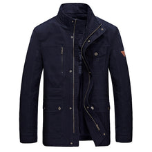 Load image into Gallery viewer, Brand Plus Size 7XL 8XL Military Jacket Men Autumn Winter Cotton High Quality Outwear Army Mid-Long Coats Male jaqueta masculina