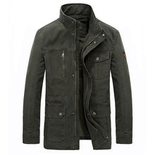 Load image into Gallery viewer, Brand Plus Size 7XL 8XL Military Jacket Men Autumn Winter Cotton High Quality Outwear Army Mid-Long Coats Male jaqueta masculina