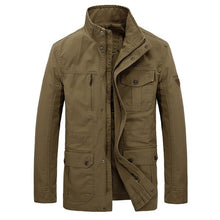 Load image into Gallery viewer, Brand Plus Size 7XL 8XL Military Jacket Men Autumn Winter Cotton High Quality Outwear Army Mid-Long Coats Male jaqueta masculina